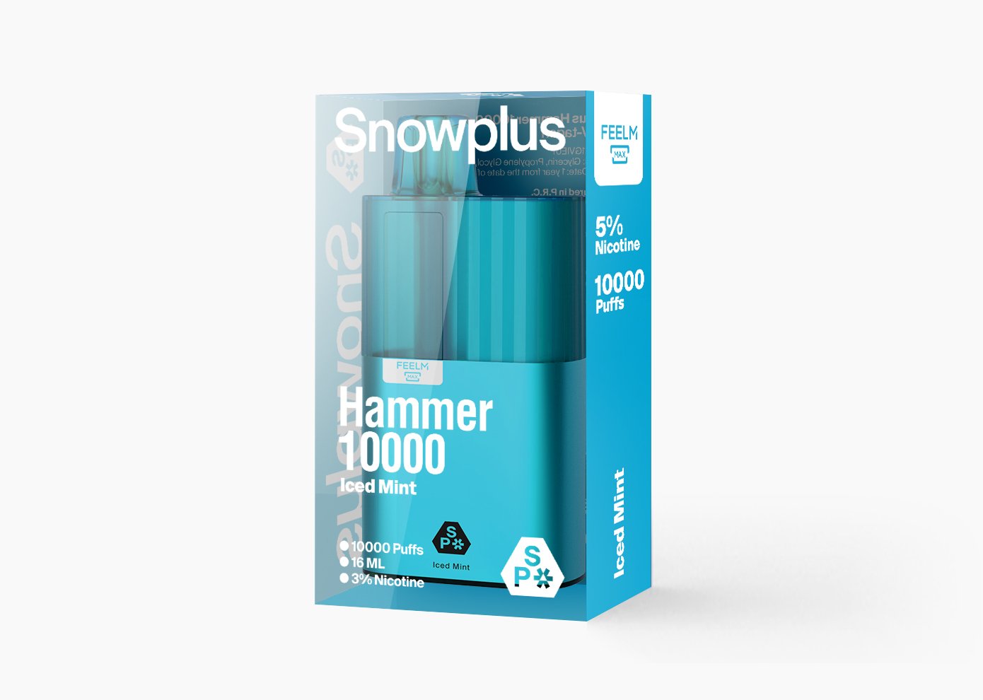 SnowPlus - Hammer 10000 板砖 - 冰山薄荷